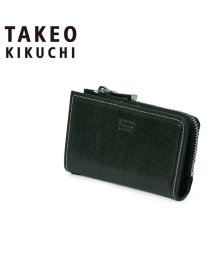 TAKEO KIKUCHI(タケオキクチ)/タケオキクチ キーケース スマートキー 小銭入れ メンズ ブランド レザー 本革 TAKEO KIKUCHI 726613/グリーン