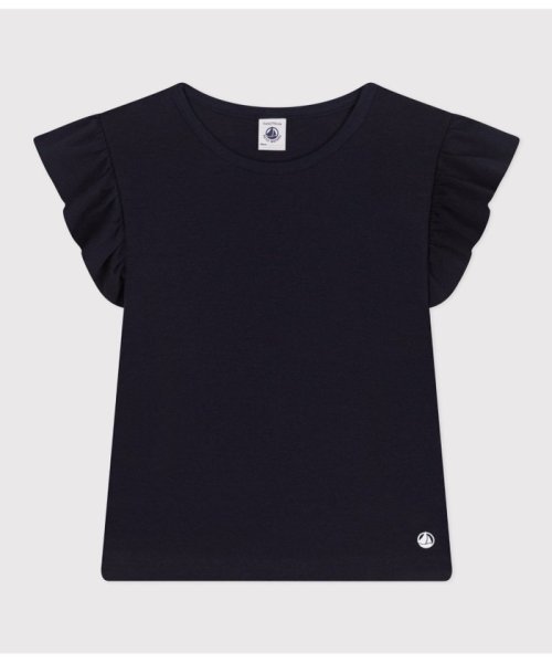 PETIT BATEAU(プチバトー)/コットン半袖Ｔシャツ/ネイビー