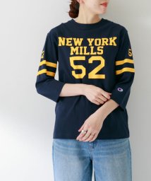 URBAN RESEARCH Sonny Label(アーバンリサーチサニーレーベル)/Champion　3/4SLEEVE T－SHIRTS/NAVY