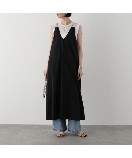 IHATOV(イーハトーヴ)/IHATOV ワンピース cotton skinny strap dress IH01－24SS－64309/ブラック