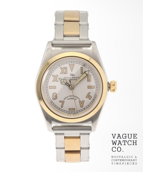 HIROB Ladys(ヒロブ　レディース)/【VAGUE WATCH / ヴァーグウォッチ】 Vabble Combi 32mm/シルバー