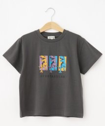 SHOO・LA・RUE(Kids) (シューラルーキッズ)/【110－140cm/カラーリンク】グラフィックアソートTシャツ/チャコールグレー（014）