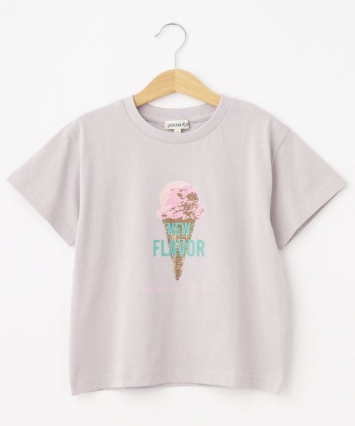 SHOO・LA・RUE(Kids) (シューラルーキッズ)/【110－140cm/カラーリンク】グラフィックアソートTシャツ/ラベンダー（080）