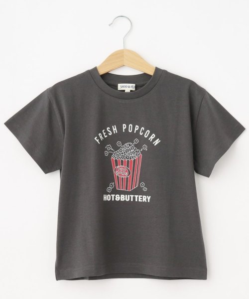 SHOO・LA・RUE(Kids) (シューラルーキッズ)/【110－140cm/カラーリンク】グラフィックアソートTシャツ/チャコールグレー（214）