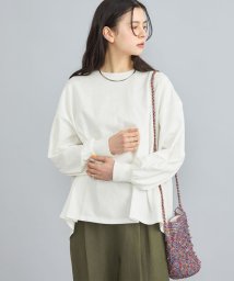 coen(coen)/ピグメントドッキング刺繍Tシャツ/OFFWHITE