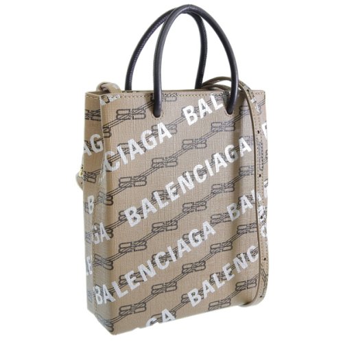 BALENCIAGA(バレンシアガ)/BALENCIAGA バレンシアガ BB LARGE SHOPPING BAG ラージ ショッピング バッグ ハンド バッグ 斜めがけ ショルダー バッグ 2W/ブラウン