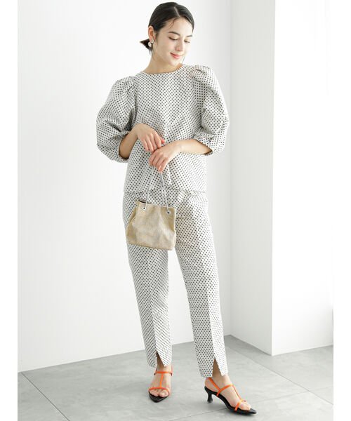 【松井愛莉着用】ドットジャカードペンシルパンツ（セットアップ可） 人気・おすすめ｜多用途・生活用品におすすめ 口コミ人気 即納 日本国内発送・信頼対応