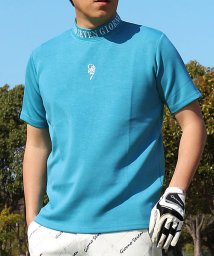 TopIsm/ゴルフウェア モックネックシャツ メンズ GIORNO SEVEN ジョルノセブン ハイネック ゴルフ 接触冷感 ストレッチ 半袖 ロゴ トップス ポロシャツ/506004201