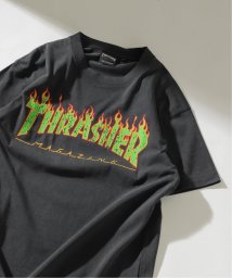 B.C STOCK(ベーセーストック)/【THRASHER / スラッシャー】別注 MAGAZINE cov. S/S/ブラック