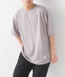 OMNES(オムネス)/【OMNES】メンズ 接触冷感レーヨンナイロンサイドポケットTシャツ/グレー