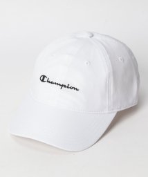 CHAMPION(チャンピオン)/【Champion / チャンピオン】キャップ 帽子 ベースボールキャップ コットン ツイル ロゴ 刺繍 ホワイト ブラック HH0601－590906/ホワイト
