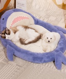aimoha/サメ型ペット用クッションベッド/506004746