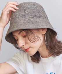 BEAUTY&YOUTH UNITED ARROWS(ビューティーアンドユース　ユナイテッドアローズ)/ラフィア バケットハット/DK.GRAY