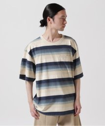 LHP(エルエイチピー)/SUGARHILL/シュガーヒル/MULTI STRIPE BIG TEE/ブルー