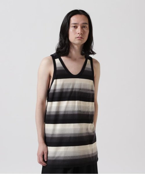 LHP(エルエイチピー)/SUGARHILL/シュガーヒル/MULTI STRIPE TANK TOP/ブラック