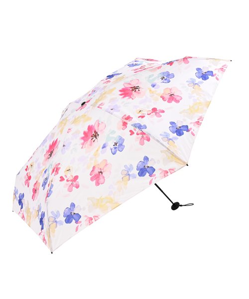 DRESS+(ドレス プラス)/傘 折りたたみ傘 晴雨兼用 レディース 花柄/ピンク