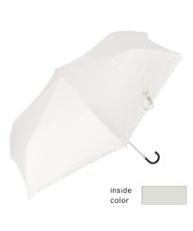 DRESS+(ドレス プラス)/傘 折りたたみ傘 晴雨兼用 無地 ヒートカット/オフホワイト