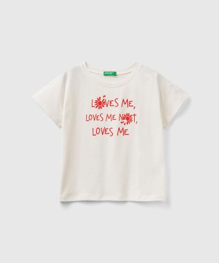 BENETTON (UNITED COLORS OF BENETTON GIRLS)/キッズフロントプリント半袖Tシャツ・カットソーG/506006234