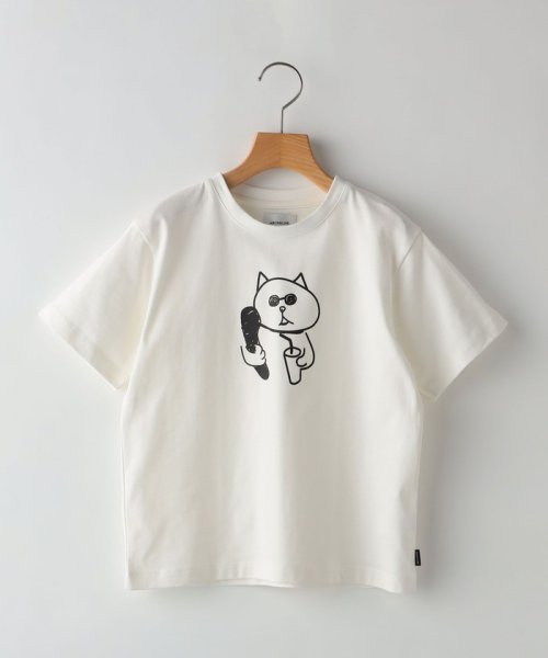 SHIPS KIDS(シップスキッズ)/ARCH&LINE:110～145cm / オーガニック コットン TEE/ホワイト