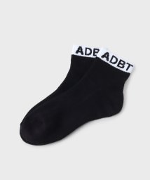 adabat(アダバット)/【ADBT】ロゴデザイン ショート丈ソックス/ブラック（019）