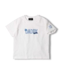 DaddyOhDaddy(ダディオダディ)/【子供服】 Daddy Oh Daddy (ダディオダディ) 日本製 ロゴアップリケ刺繍半袖Tシャツ 90cm～130cm V32818/ホワイト