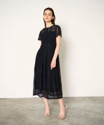 GRACE CONTINENTAL/メッシュレースワンピース/506006713