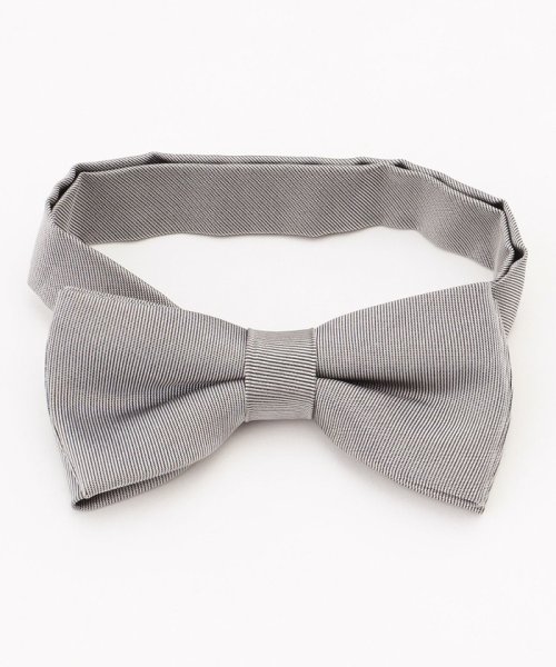 J.PRESS MENS(J．プレス　メンズ)/【BOWTIE COLLECTION】プレーン  フォーマル蝶ネクタイ/ライトグレー系