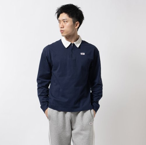 Reebok(リーボック)/コート クォーター ジップトップ / COURT SPORT QUARTER ZIP /ネイビー