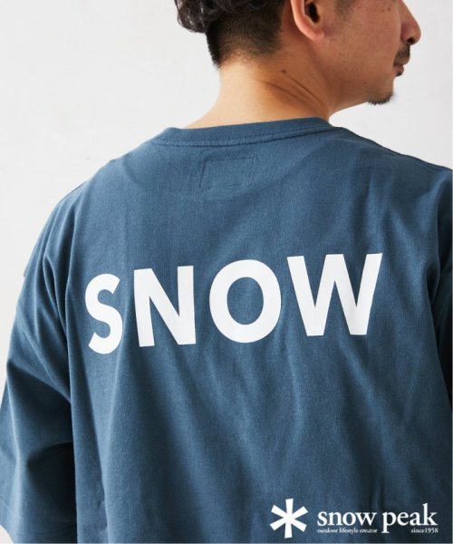 JOURNAL STANDARD relume Men's(ジャーナルスタンダード　レリューム　メンズ)/【SNOW PEAK / スノーピーク】別注 SP Logo Tシャツ/ブルーA