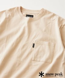 JOURNAL STANDARD relume Men's(ジャーナルスタンダード　レリューム　メンズ)/【SNOW PEAK / スノーピーク】別注 Camp tour バックプリントTシャツ/ベージュ