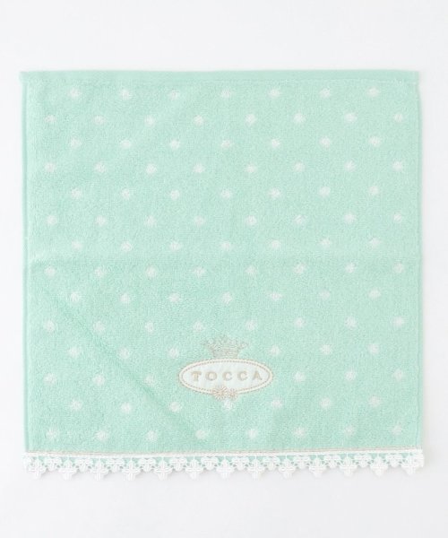 TOCCA(TOCCA)/PERLE GUEST TOWEL ゲストタオル/スカイブルー系