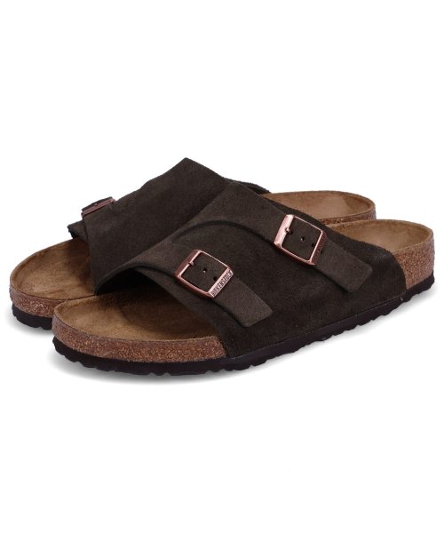 BIRKENSTOCK(ビルケンシュトック)/ビルケンシュトック BIRKENSTOCK チューリッヒ メンズ レディース ZURICH ビルケン サンダル 細幅 普通幅 ブラック トープ ブラウン/モカ