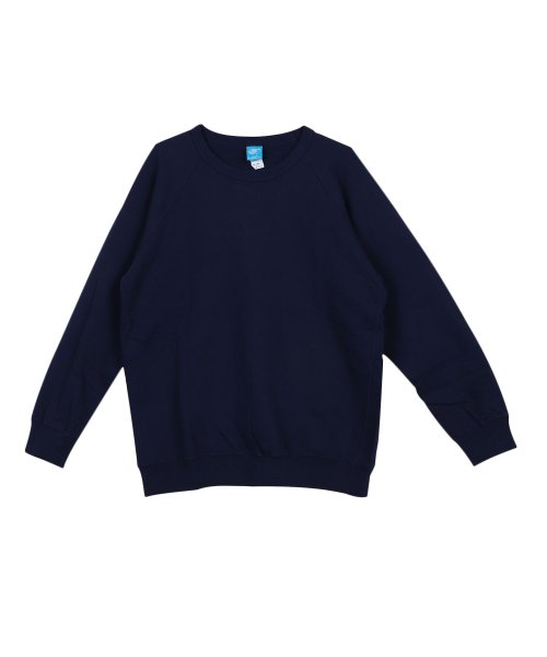 Good On(Good On)/Good On グッドオン トレーナー スウェット メンズ RAGLAN SWEAT CREW ブラック ホワイト グレー ベージュ 黒 白 GOBW101/ネイビー