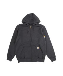 Carhartt(カーハート)/カーハート carhartt パーカー スウェット メンズ ジップ 裏起毛 MIDWEIGHT HOODED ZIP FRONT SWEAT ネイビー グレー /チャコールグレー