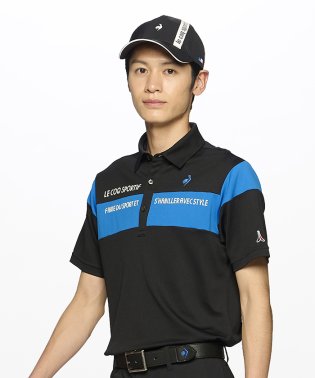 le coq sportif GOLF /【ストレッチフォーサー】切替デザイン半袖シャツ/505875756