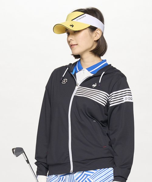 le coq sportif GOLF (ルコックスポルティフ（ゴルフ）)/サンスクリーンパーカー/ブラック