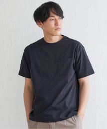 ikka(イッカ)/GOKU楽AIR ポケットTシャツ/ネイビー