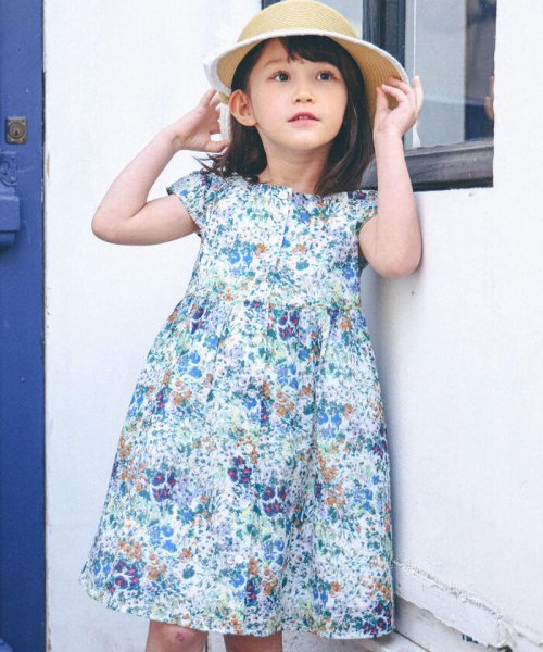 【お揃い】【DEVEAUX】花柄ワンピース(90~140cm) 【お揃い】【DEVEAUX】花柄ワンピース(90~140cm) AAA1304008400(10010円)