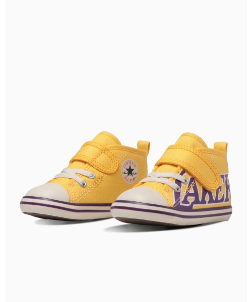 CONVERSE CHILDREN(コンバース チルドレン)/BABY ALL STAR N NBA V－1 / ベビー　オールスター　Ｎ　ＮＢＡ　Ｖ－１/イエロー