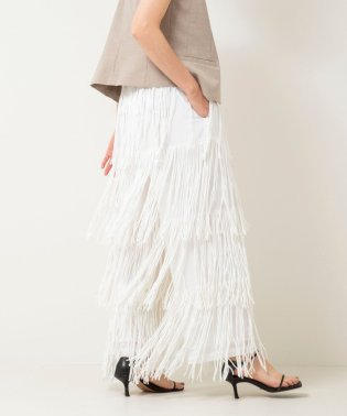 NOLLEY’S sophi/【crinkle crinkle crinkle/クリンクル クリンクル クリンクル】cotton voile fringe pants/506004931