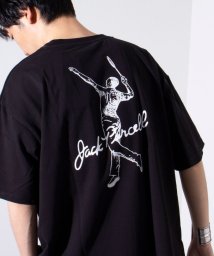 GLOSTER(GLOSTER)/【CONVERSE JACK PURCELL/コンバース ジャックパーセル】プリントTシャツ バックプリント ロゴ刺繍/ブラック系その他3