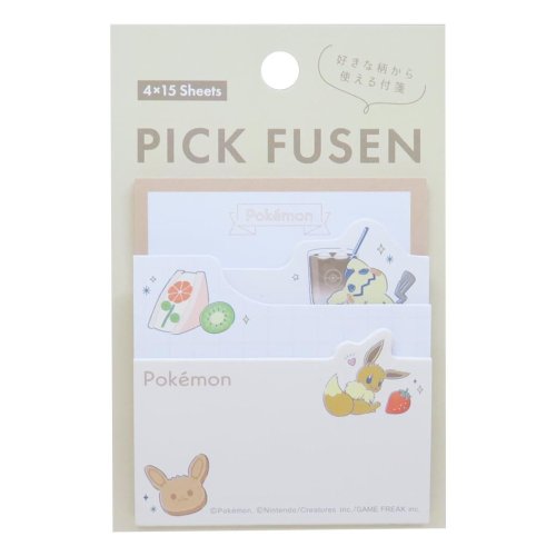 cinemacollection(シネマコレクション)/ポケットモンスター 付箋 PICK FUSEN ふせん ラテ ポケモン カミオジャパン 事務用品 かわいい キャラクター グッズ /その他