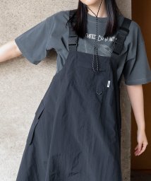 ANME(アンメ)/宇宙プリント 半袖 Tシャツ/ブラック