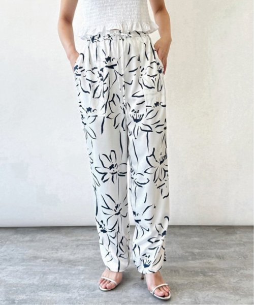 アートプリントイージーパンツ 