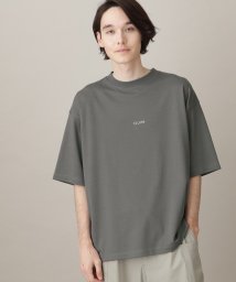 THE SHOP TK(ザ　ショップ　ティーケー)/ボタニカルプリント半袖Tシャツ/チャコールグレー（113）