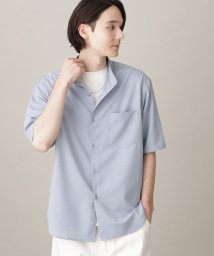 THE SHOP TK/【セットアップ可】テクリーノバンドカラー半袖シャツ/506009037