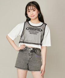 SISTER JENNI/【セットアイテム】メッシュタンク付きショート丈Tシャツ/506009099