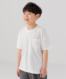 chil2(チルツー)/胸ポケット付き半袖Tシャツ/ホワイト