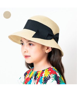 moujonjon/【子供服】 moujonjon (ムージョンジョン) リボン付き洗えるたためるハット・帽子 52cm～56cm M43400/506009218