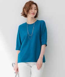 NIJYUSANKU（SMALL SIZE）/【洗える】レーヨンポリエステルストレッチ ドルマン ニット/506009367